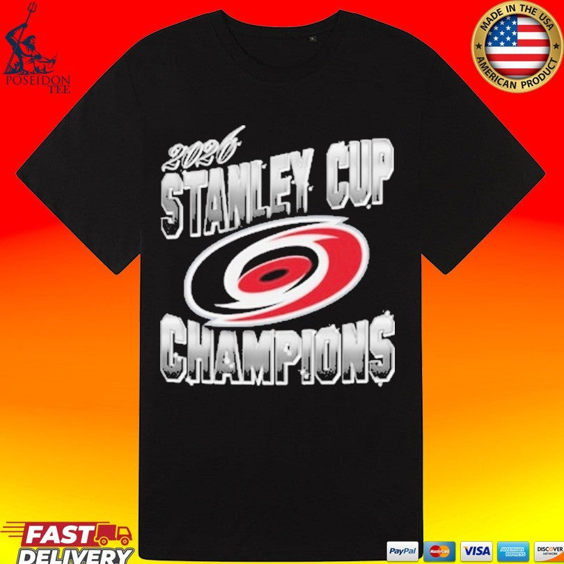 Mitchell And Ness Carolina Hurricanes Black 2026 Stanley Cup Champions Unisex