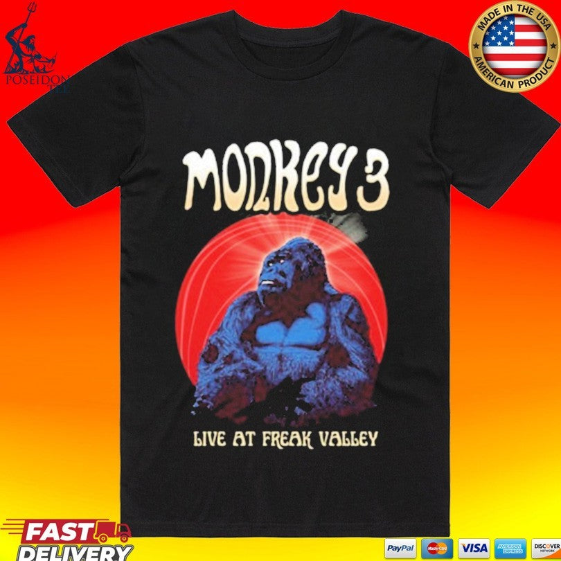 Monkey3 Live At Freak Valley Unisex