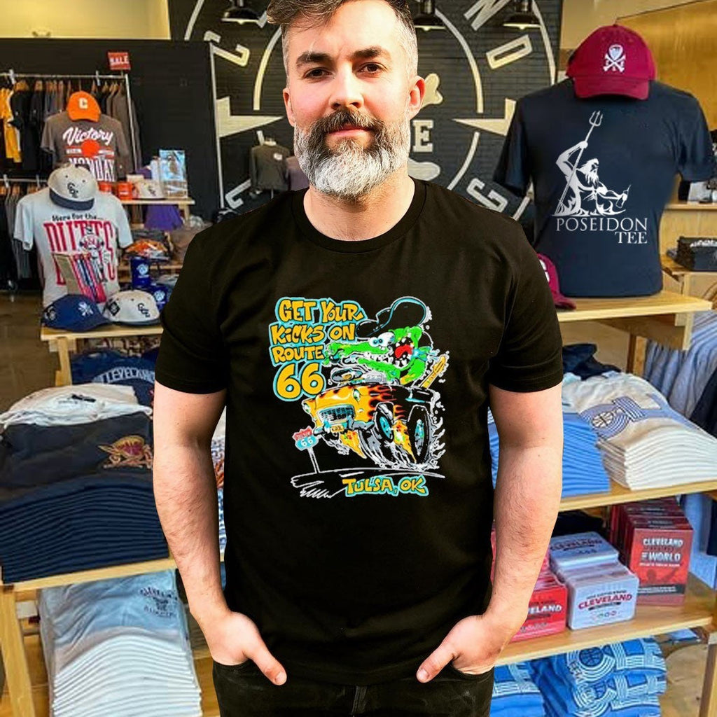 Monster Drag Get Your Kicks On Route 66 Tulsa Ok Unisex