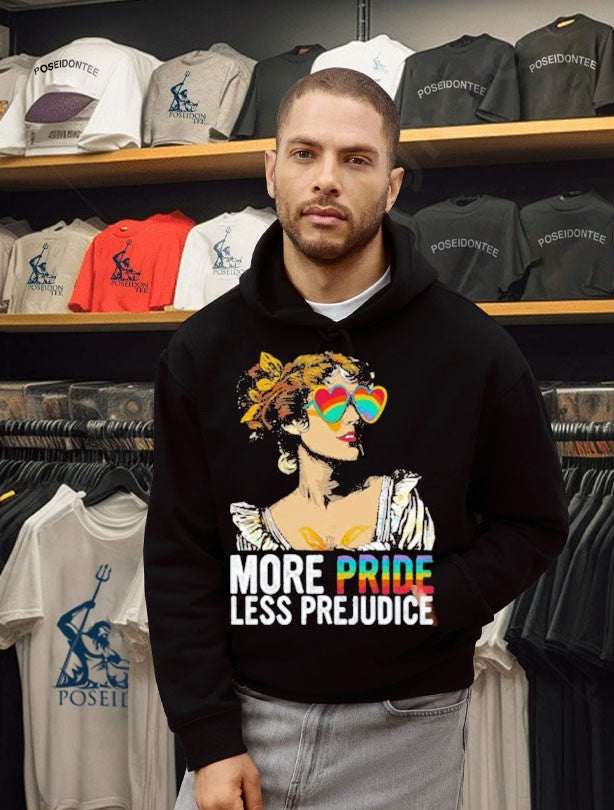 More Pride Less Prejudice Pride And Prejudice Heart Rainbow Glasses Rainbow Unisex