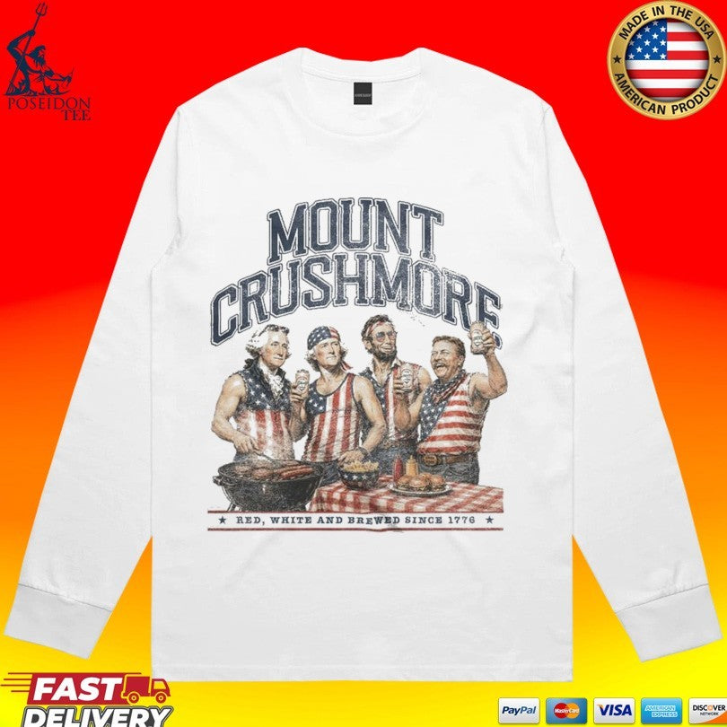 Mount Crushmore Red White And Brewed Since 1776 Unisex