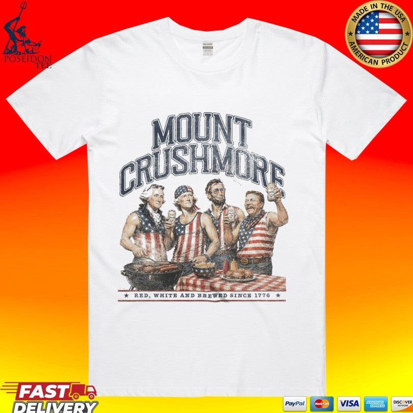 Mount Crushmore Red White And Brewed Since 1776 Unisex
