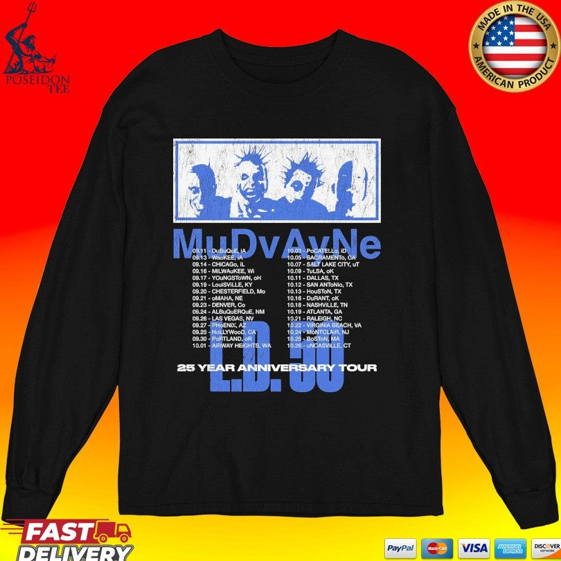 Mudvayne LD 50 25 Year Anniverary Tour 2025 Unisex