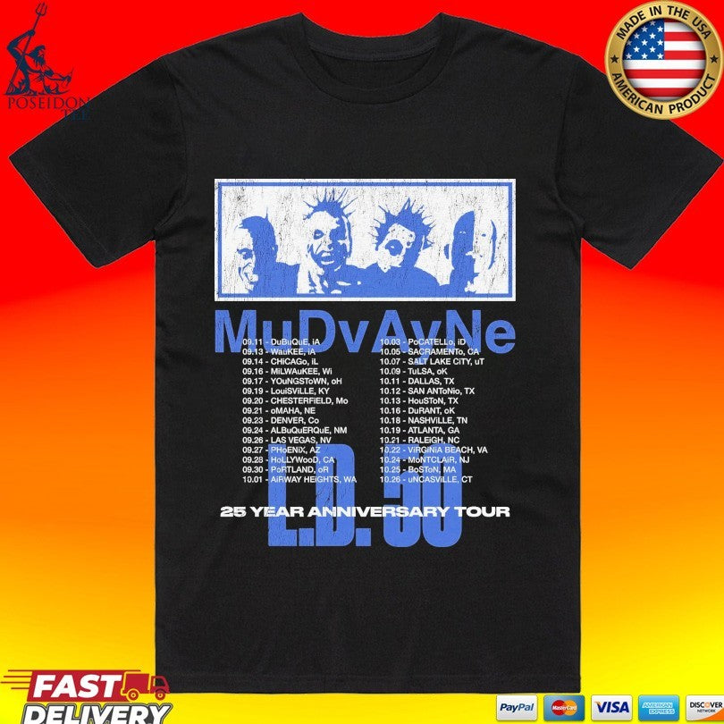 Mudvayne LD 50 25 Year Anniverary Tour 2025 Unisex