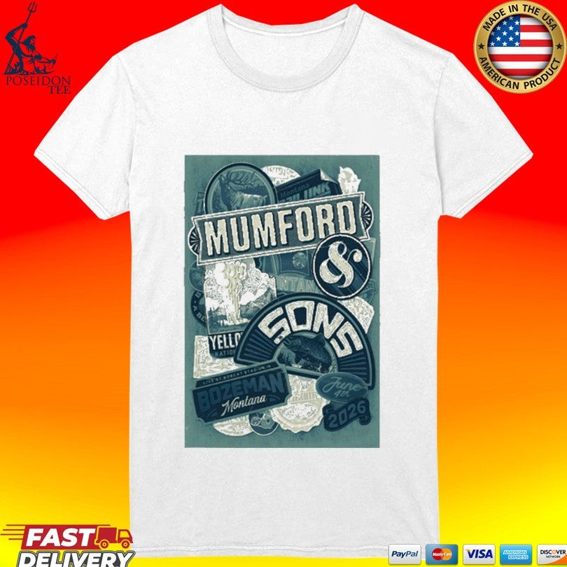 Mumford And Sons Bozeman MT Tour On June 4 2026 Unisex