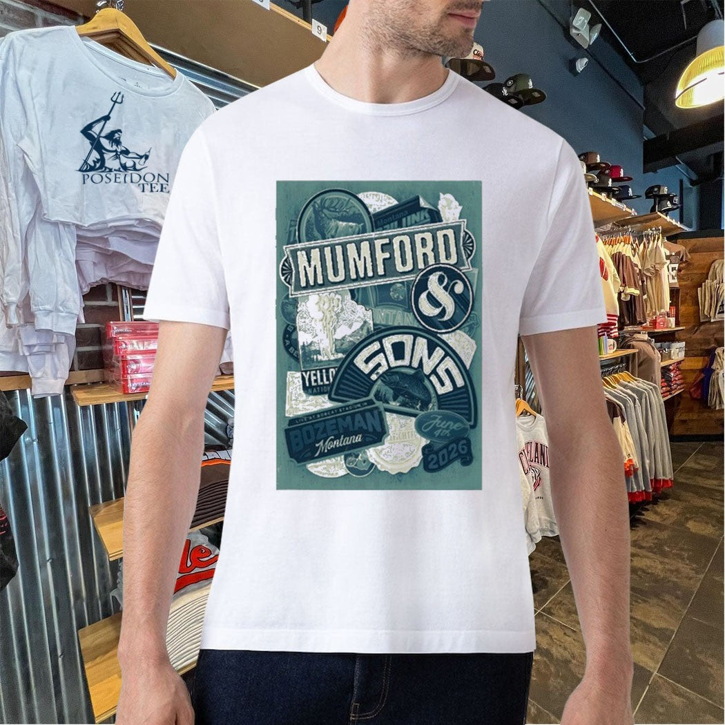 Mumford And Sons Bozeman MT Tour On June 4 2026 Unisex
