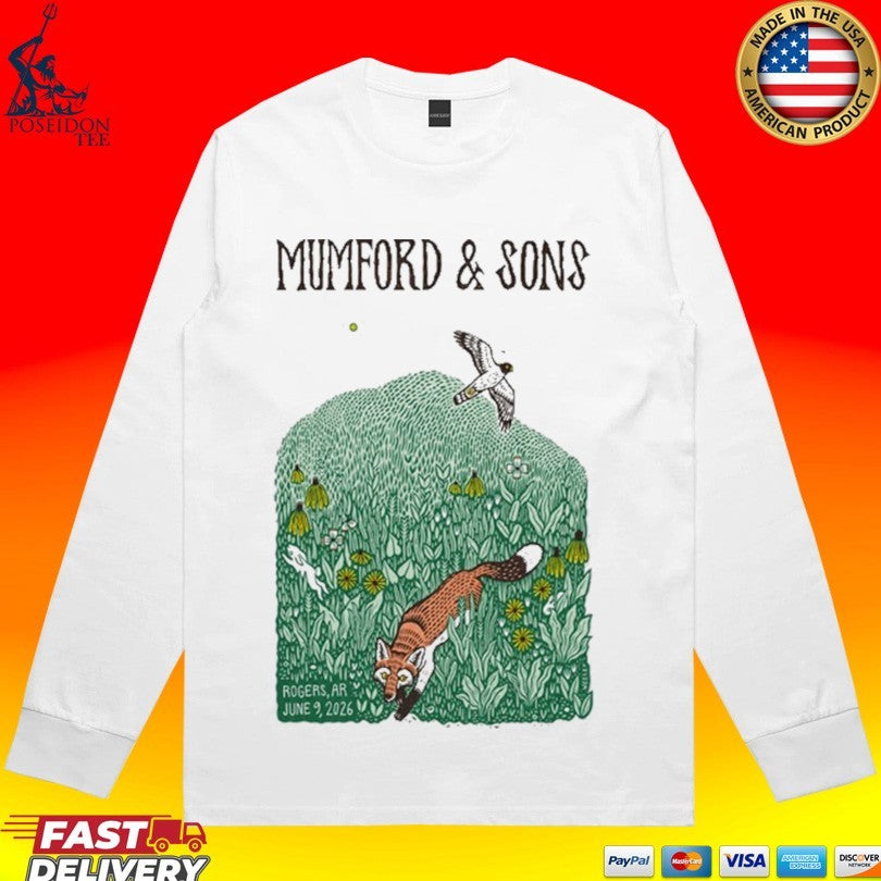Mumford And Sons In Rogers Ar On June 9 2026 Unisex