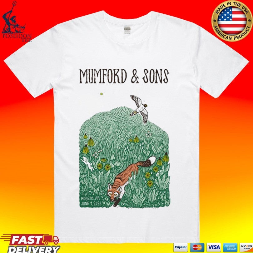 Mumford And Sons In Rogers Ar On June 9 2026 Unisex