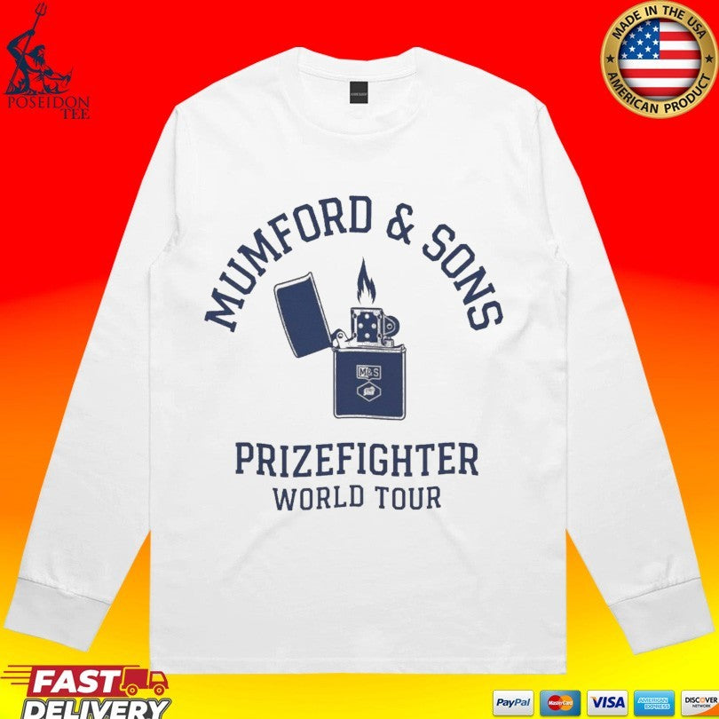 Mumford & Sons Prizefighter World Tour 2026 Unisex