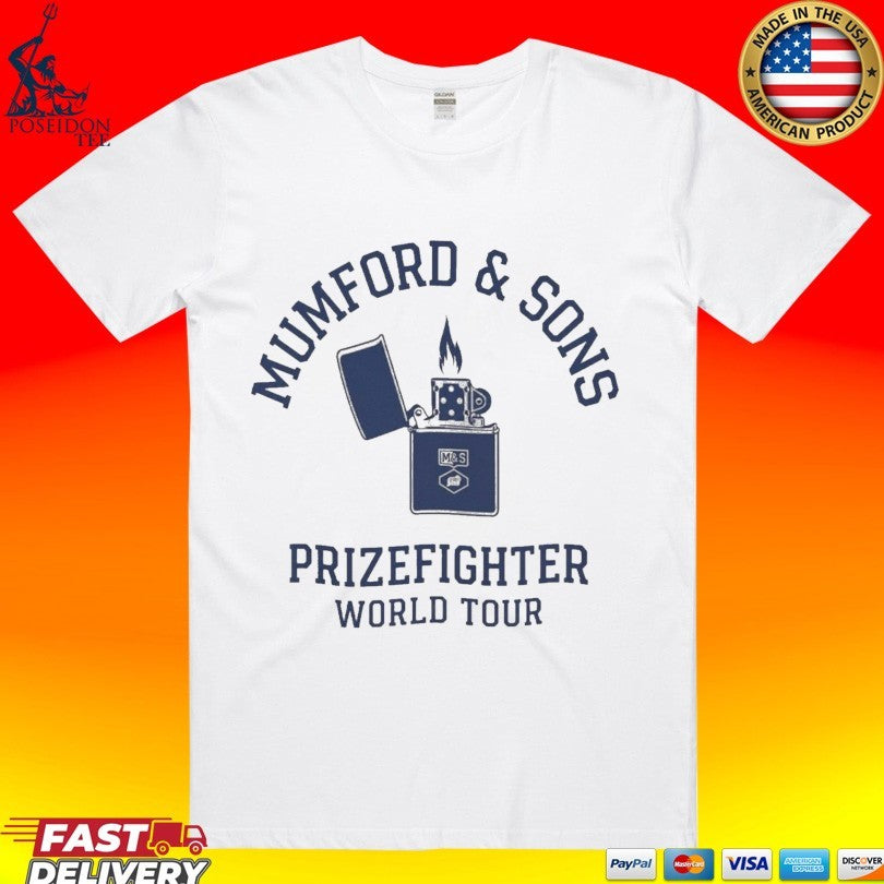 Mumford & Sons Prizefighter World Tour 2026 Unisex
