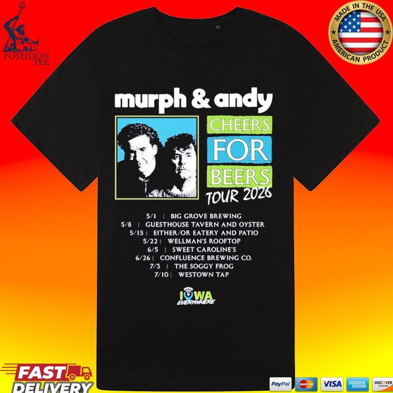 Murph & Andy Cheers For Beers Tour 2026 Unisex