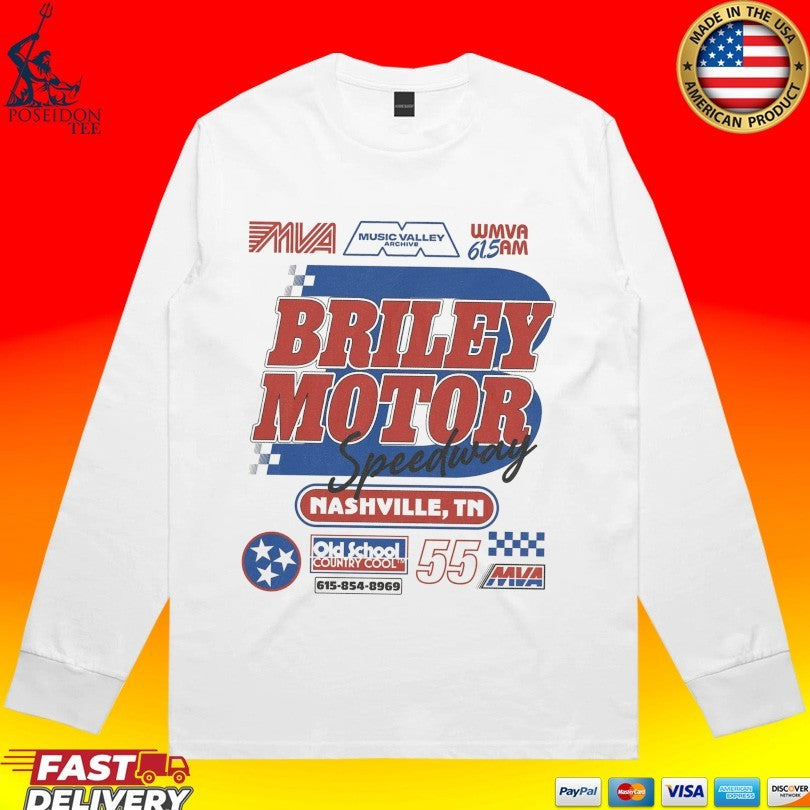 Music Valley Archive Briley Motor Speedway Racer Unisex