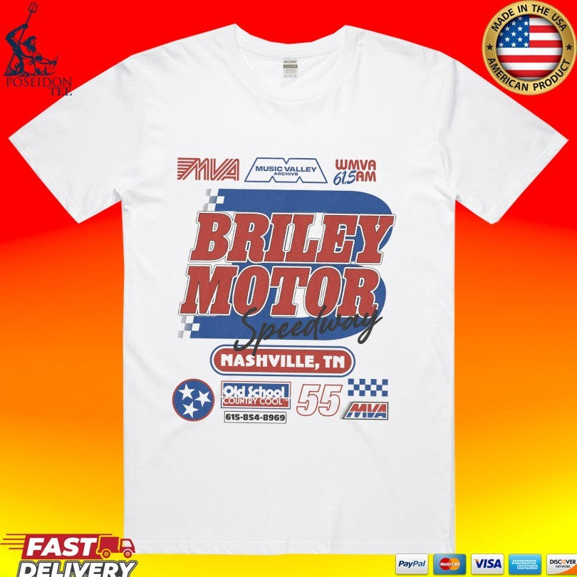 Music Valley Archive Briley Motor Speedway Racer Unisex