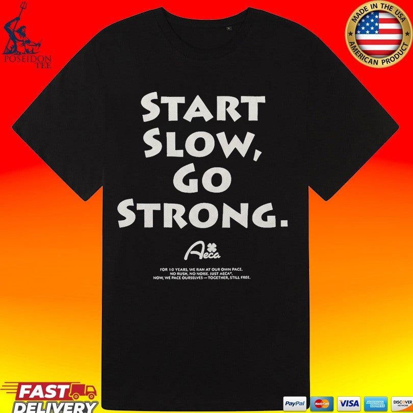 Musinsa Start Slow Go Strong Half Unisex