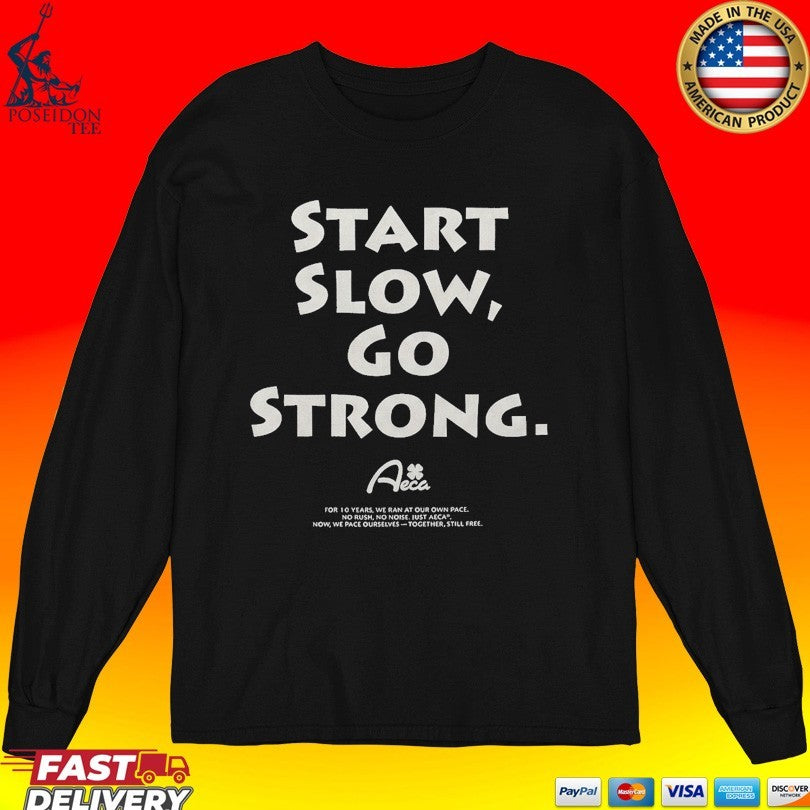 Musinsa Start Slow Go Strong Half Unisex