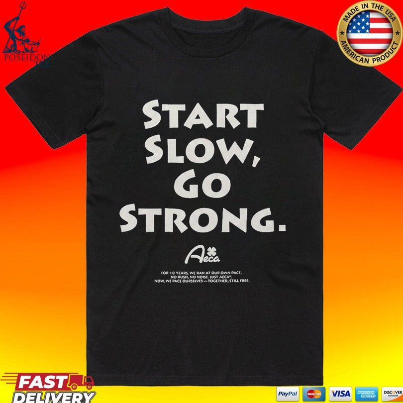 Musinsa Start Slow Go Strong Half Unisex