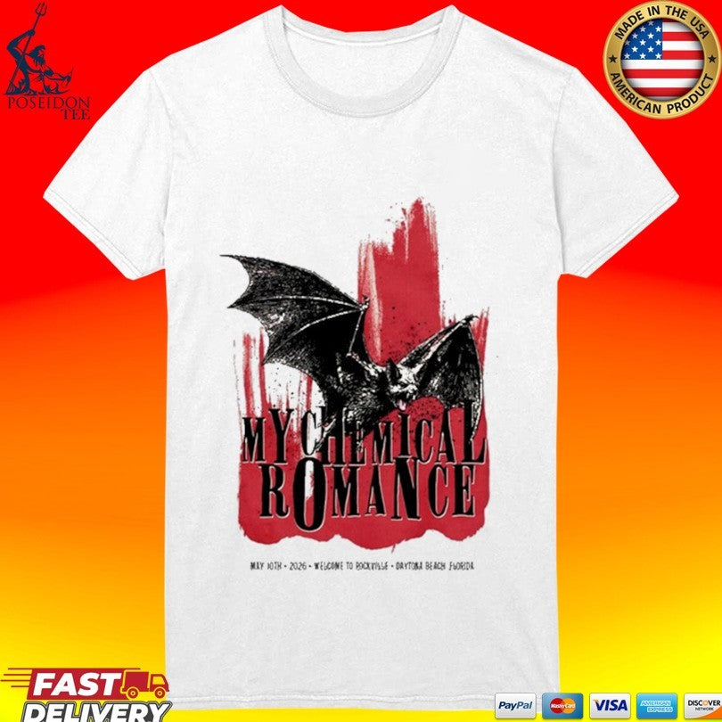 My Chemical Romance Daytona Beach Fl 5 10 2026 Unisex