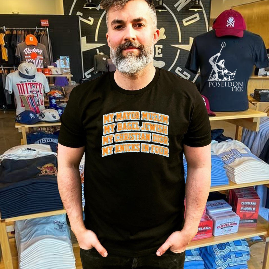 My Mayor Muslim My Bagel Jewish My Christian Fashion My Team In Four Unisex