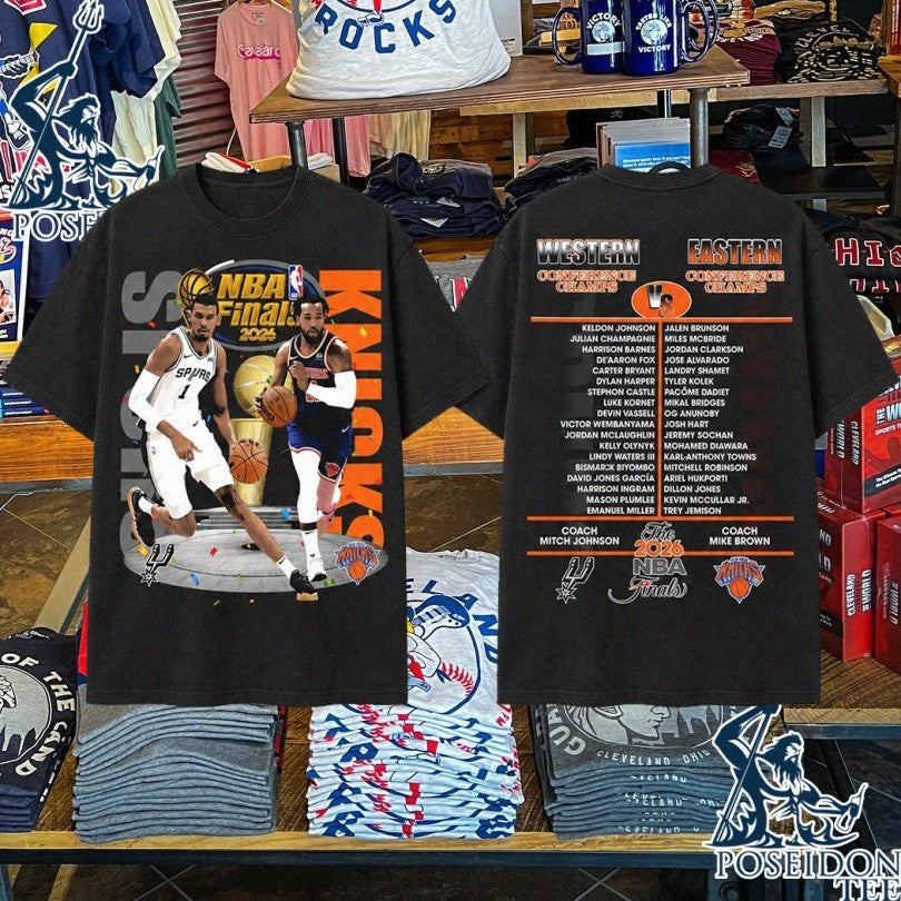 NBA Finals 2026 Spurs vs Knicks Championship Unisex