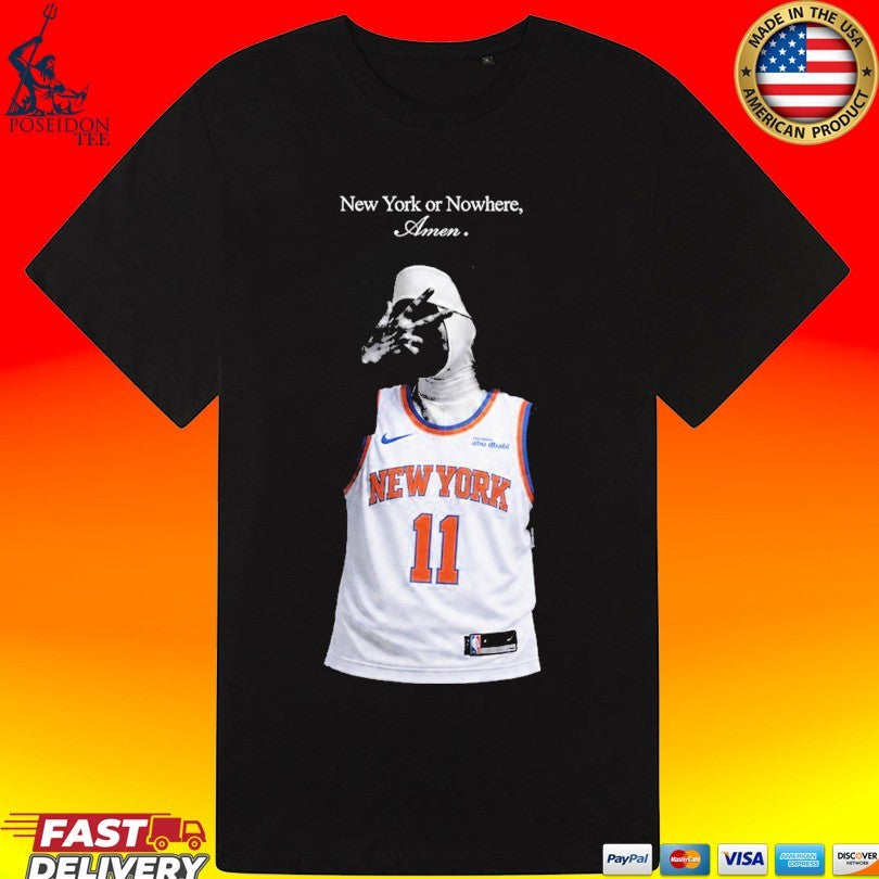 NBA Finals Game Knicks Nun New York Or Nowhere Amen 2026 Unisex