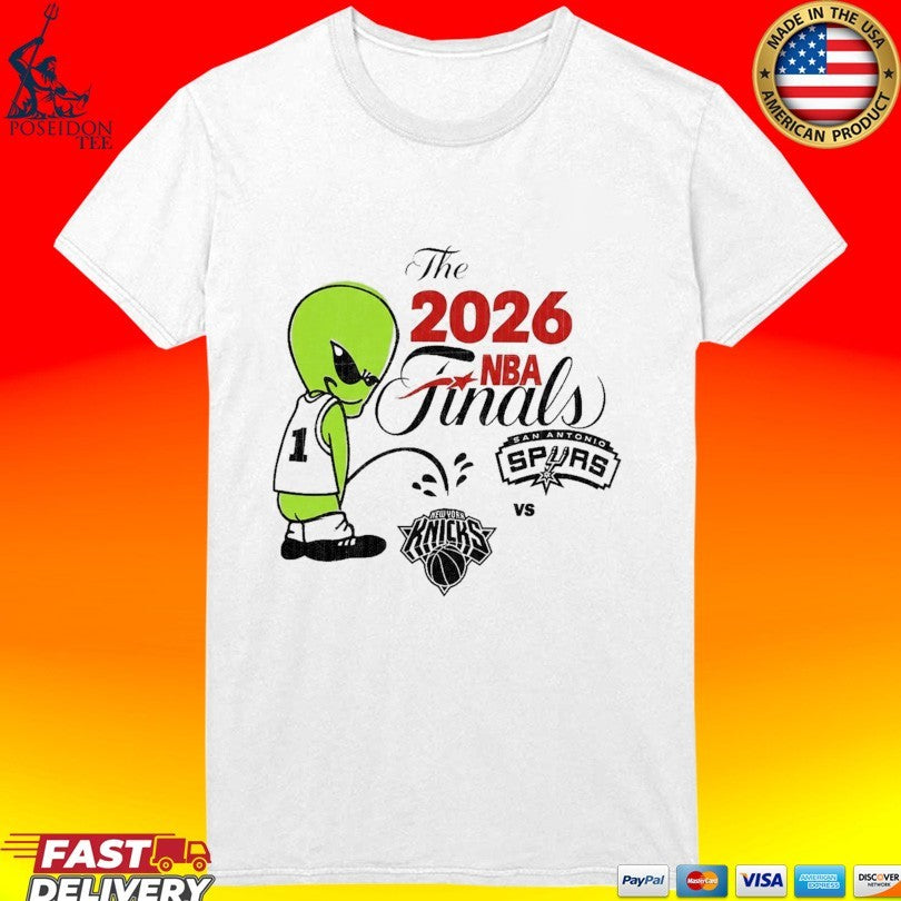 NBA Finals Spurs Wemby Alien Pee On Knicks Unisex