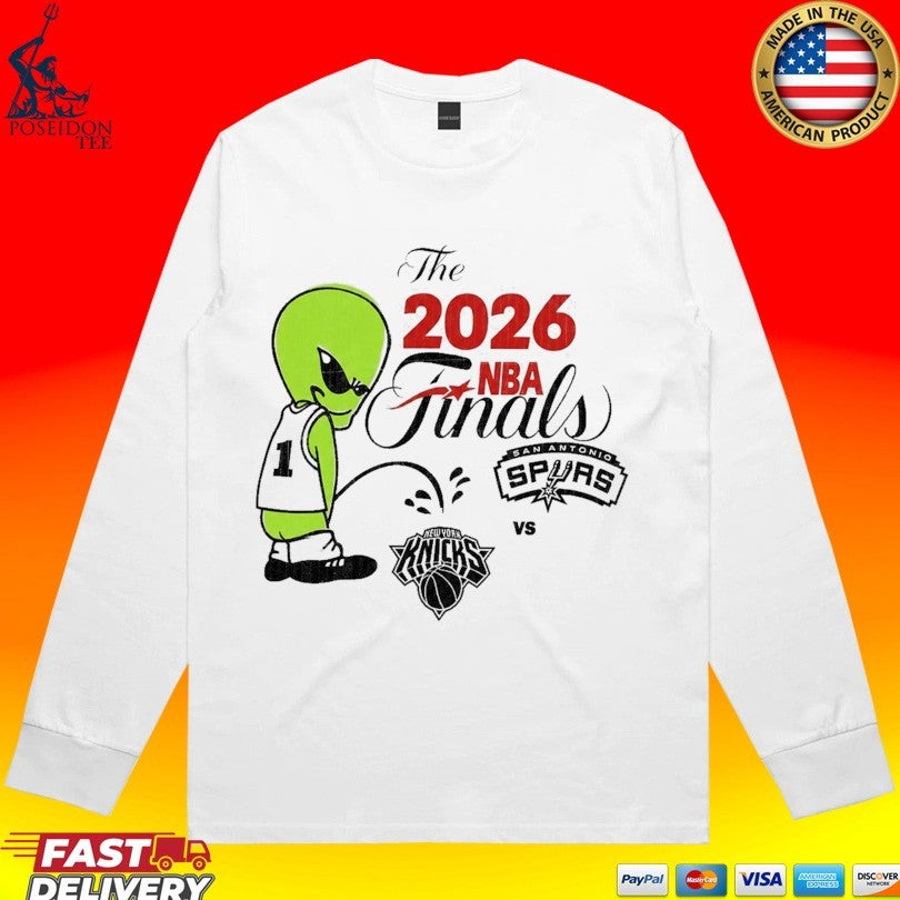 NBA Finals Spurs Wemby Alien Pee On Knicks Unisex