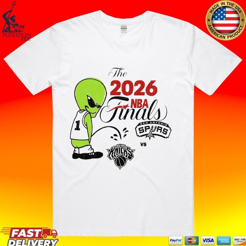 NBA Finals Spurs Wemby Alien Pee On Knicks Unisex