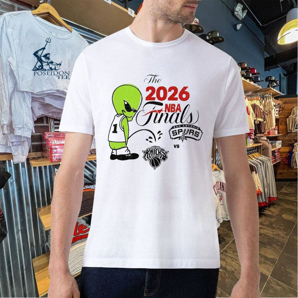 NBA Finals Spurs Wemby Alien Pee On Knicks Unisex