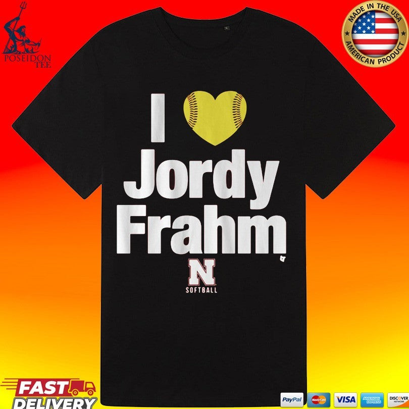 Nebraska Softball I Heart Jordy Frahm Unisex