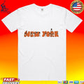 New York Cartoon Stickman Basketball Unisex