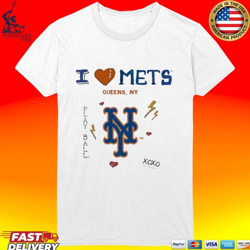 New York Mets Tiny Turnip Toddler I Heart Unisex