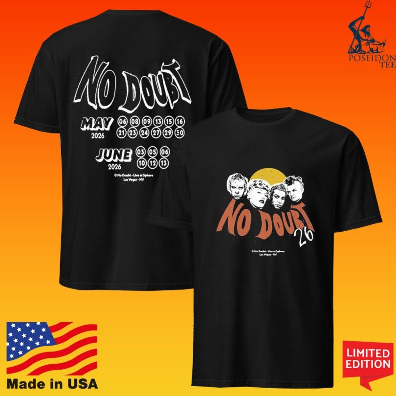 No Doubt Tour May June 2026 Sphere Las Vegas Nv Unisex