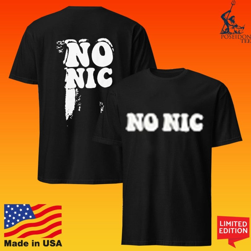No Nic Tričko Černé 2026 Unisex