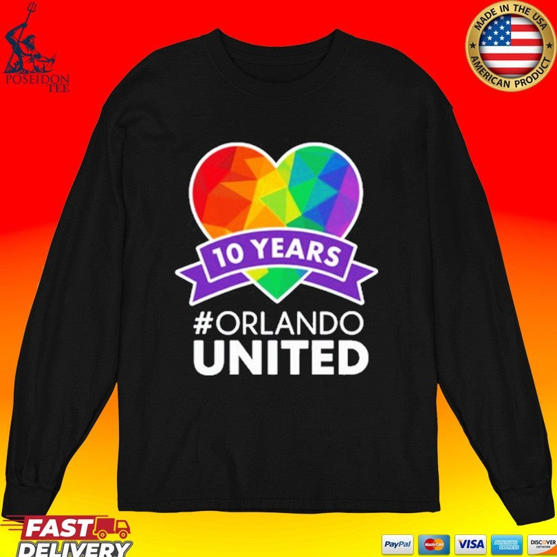 Noah Kahan 10 Years Orlando United Pride Unisex