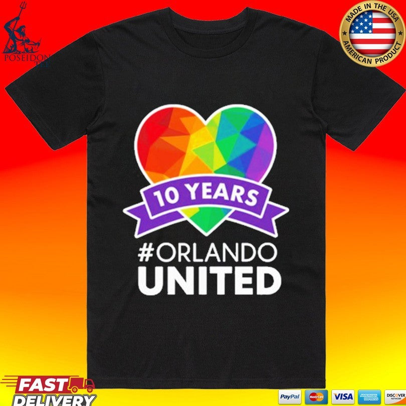 Noah Kahan 10 Years Orlando United Pride Unisex