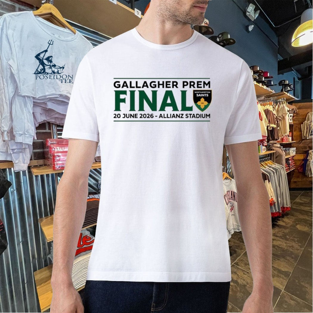 Northampton Saints Gallagher Prem Final June 20 2026 Allianz Stadium Unisex