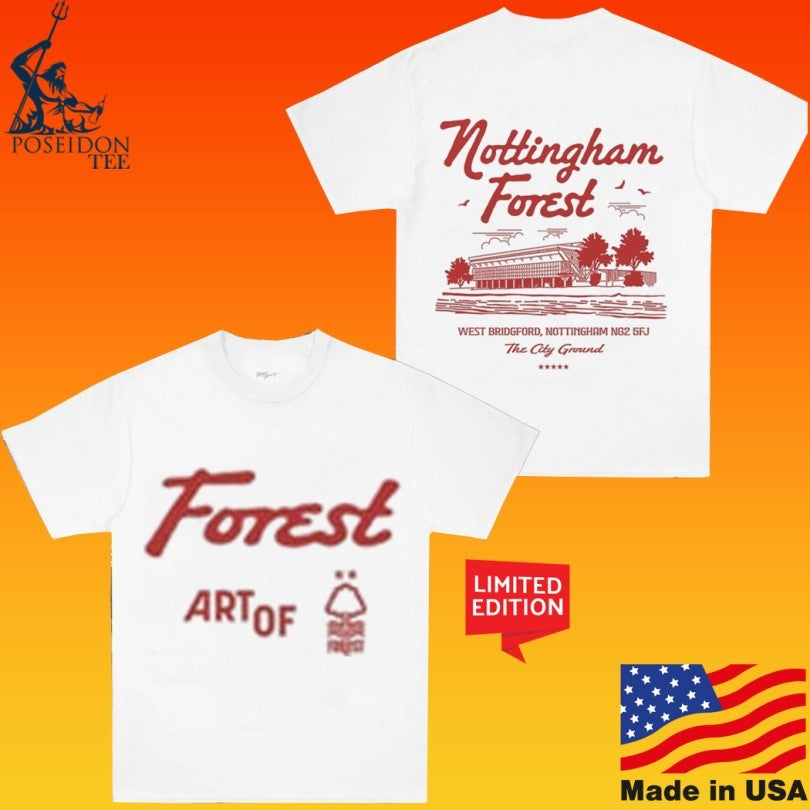 Nottingham Forest Art Of Nffc White Motel Unisex