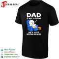 Dad is not sleeping he’s just resting his eyes funny recliner shirt Unisex