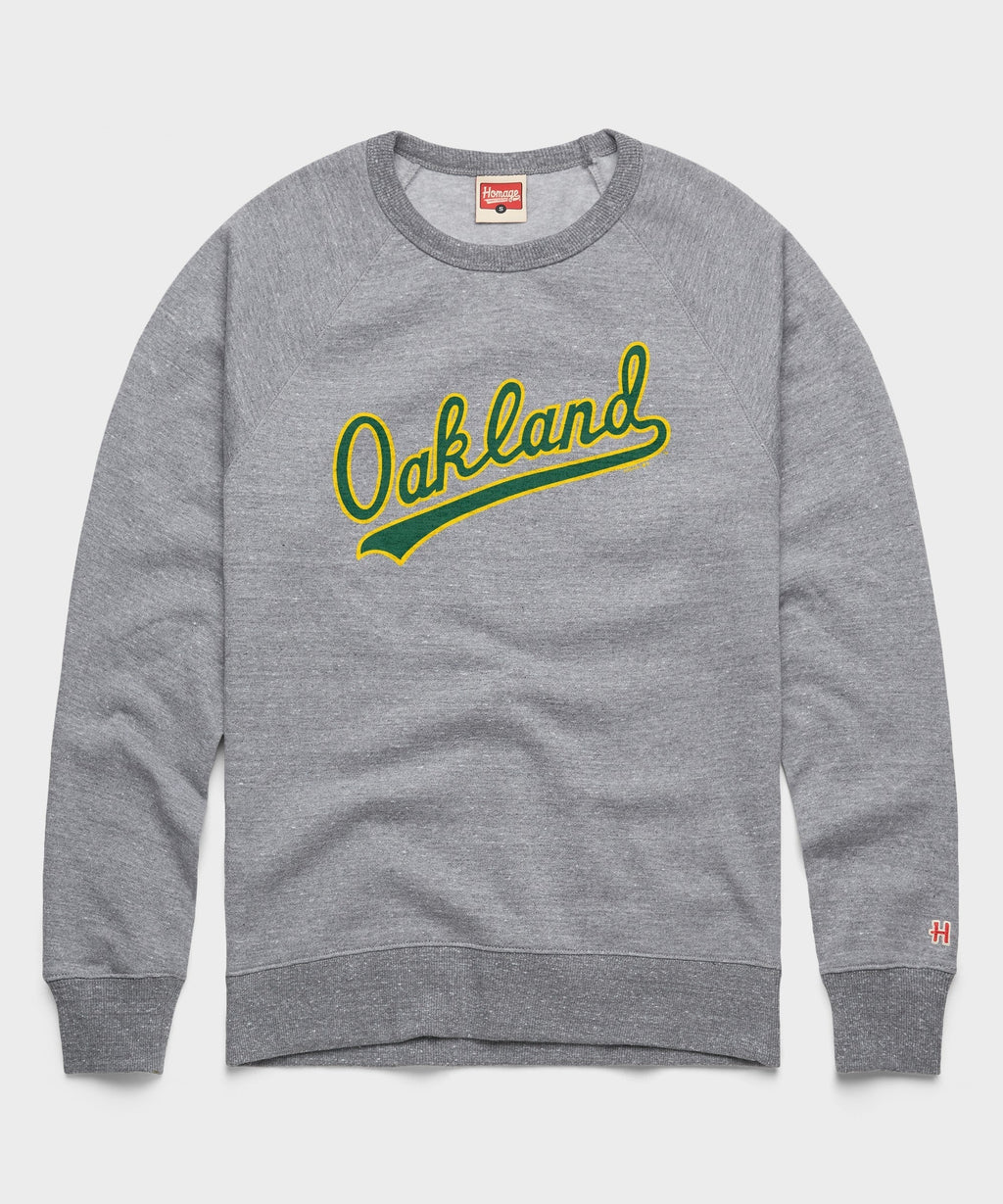 Oakland Athletics Jersey Logo '87 Crewneck Unisex