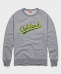 Oakland Athletics Jersey Logo '87 Crewneck Unisex