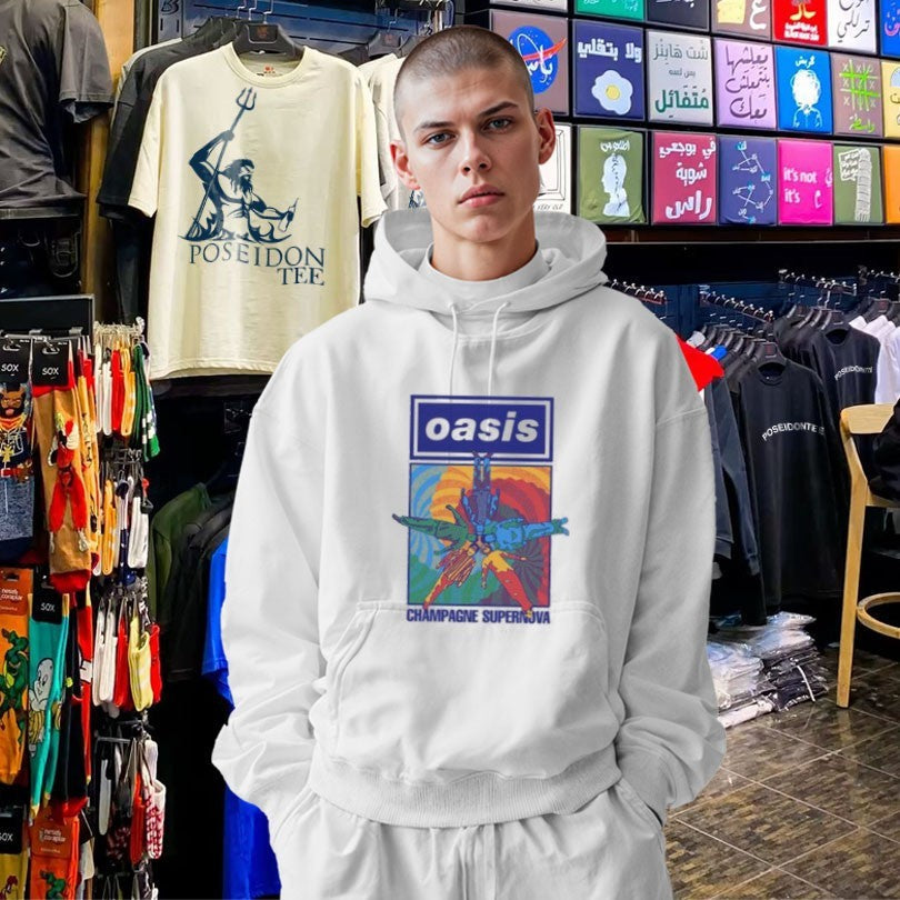 Oasis Champagne Supernova Band Floor Lay Unisex