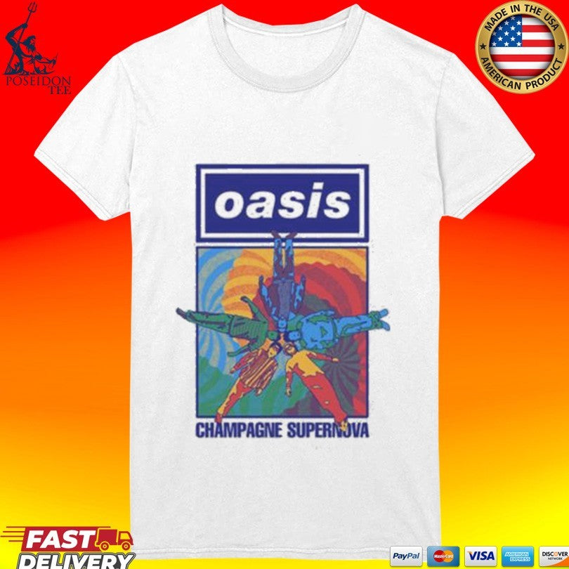 Oasis Champagne Supernova Band Floor Lay Unisex