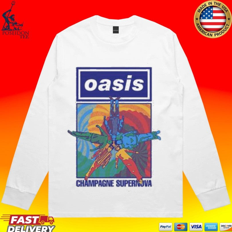 Oasis Champagne Supernova Band Floor Lay Unisex