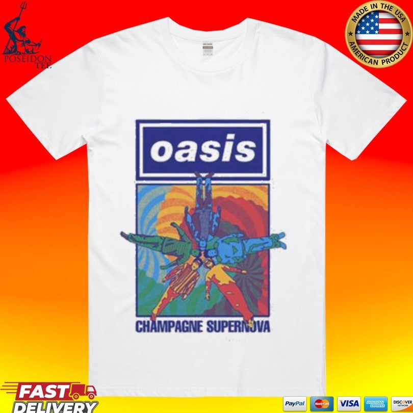Oasis Champagne Supernova Band Floor Lay Unisex