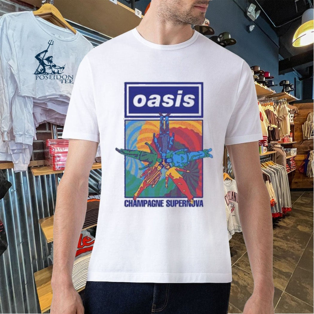 Oasis Champagne Supernova Band Floor Lay Unisex