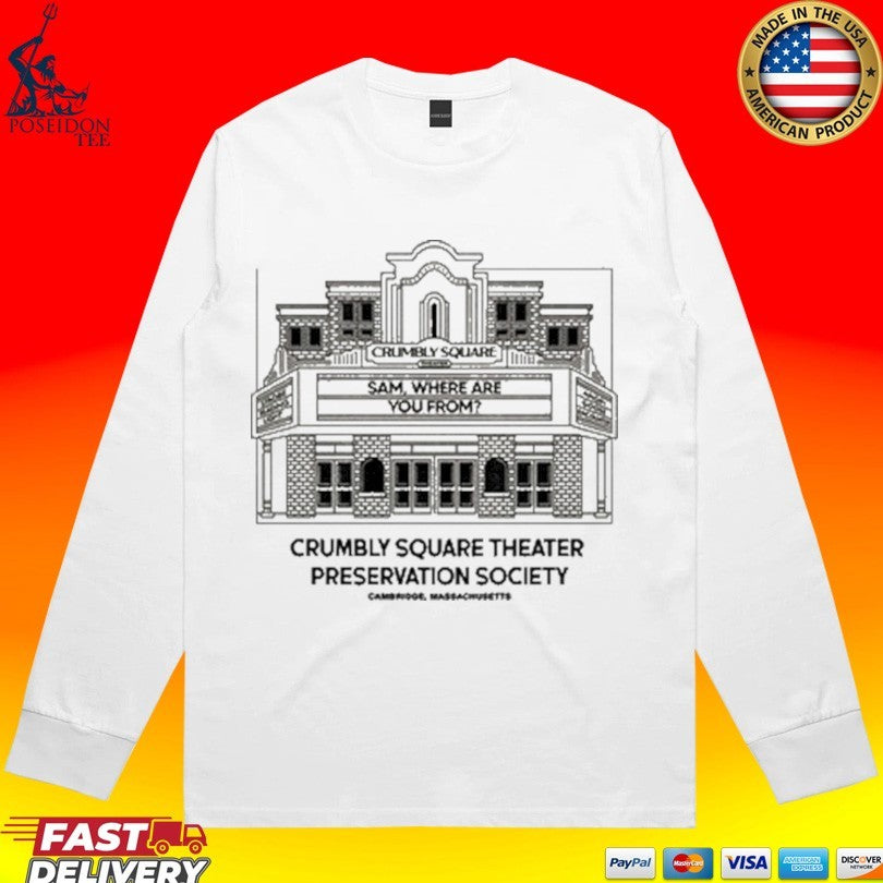 Of The Month June 26 Crumbly Square Theater Preservation Society Unisex