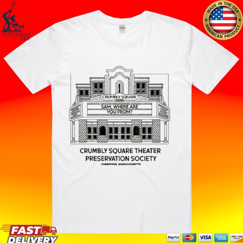 Of The Month June 26 Crumbly Square Theater Preservation Society Unisex