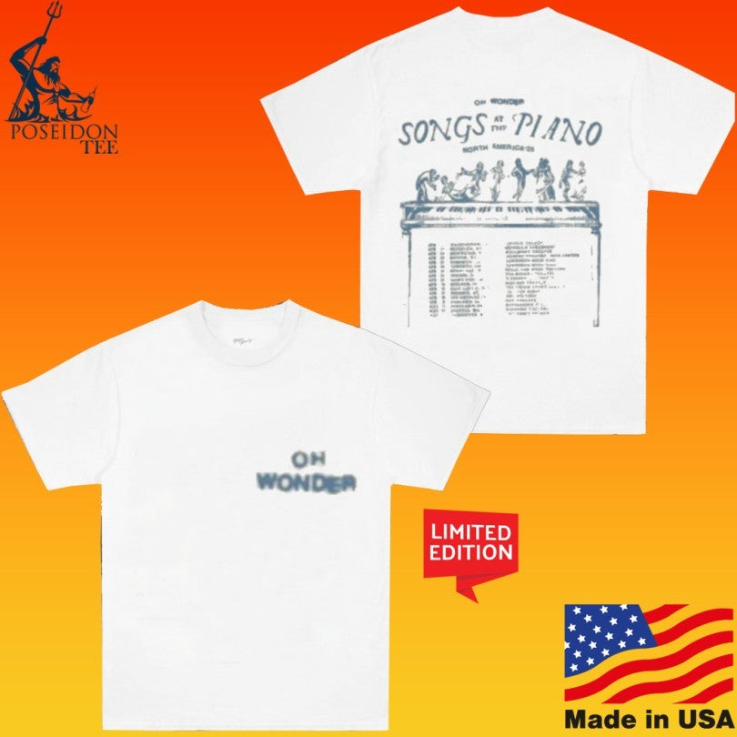 Oh Wonder Songs At The Piano North America 2026 Tour Unisex