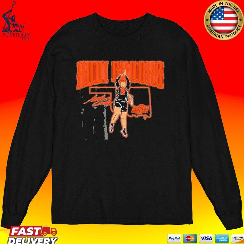 Oklahoma State Basketball Audi Crooks State Star Unisex
