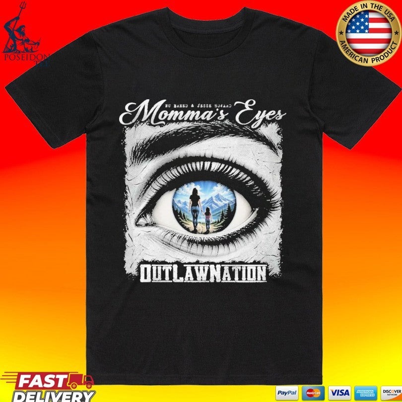 Outlaw Nation Momma’s Eyes Country Fan Gift Unisex